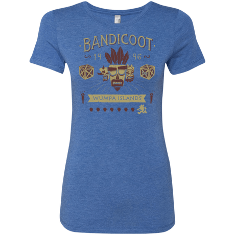 T-Shirts Vintage Royal / Small Bandicoot Time Women's Triblend T-Shirt