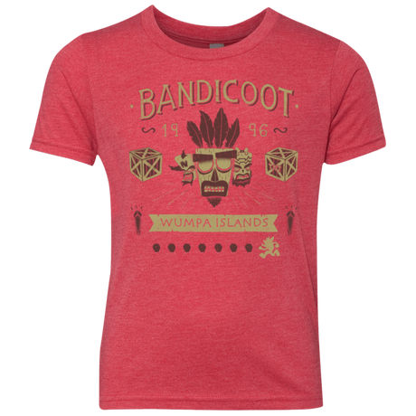 T-Shirts Vintage Red / YXS Bandicoot Time Youth Triblend T-Shirt