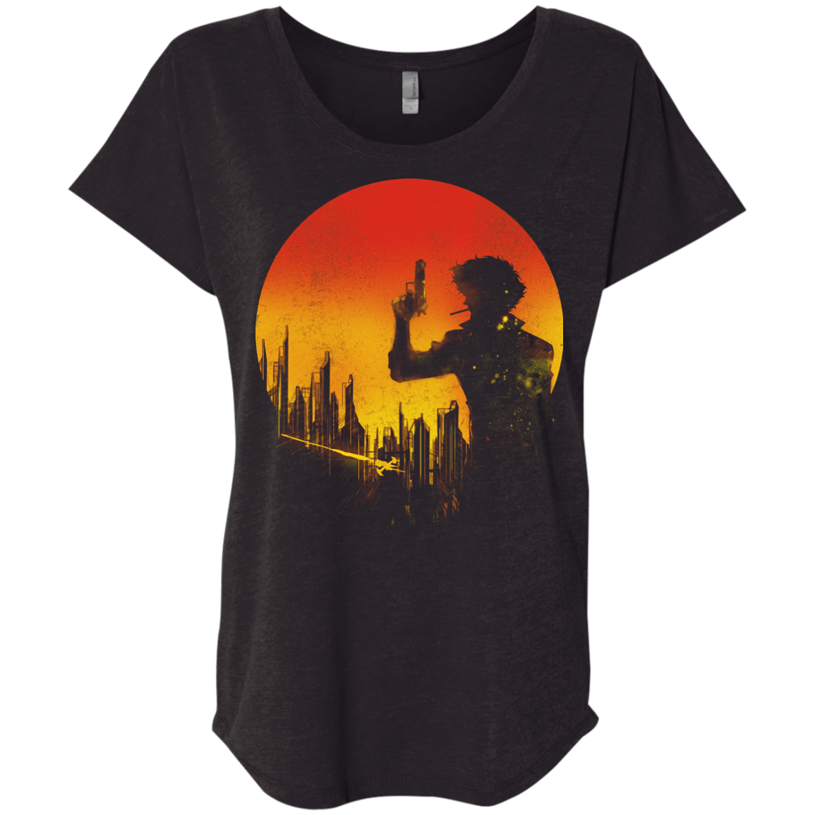 T-Shirts Vintage Black / X-Small Bang!! Triblend Dolman Sleeve