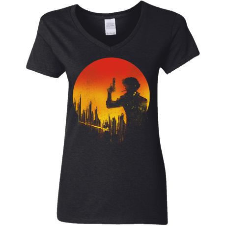 T-Shirts Black / S Bang!! Women's V-Neck T-Shirt