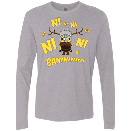 T-Shirts Heather Grey / Small Baninini Men's Premium Long Sleeve