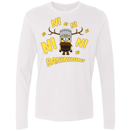 T-Shirts White / Small Baninini Men's Premium Long Sleeve