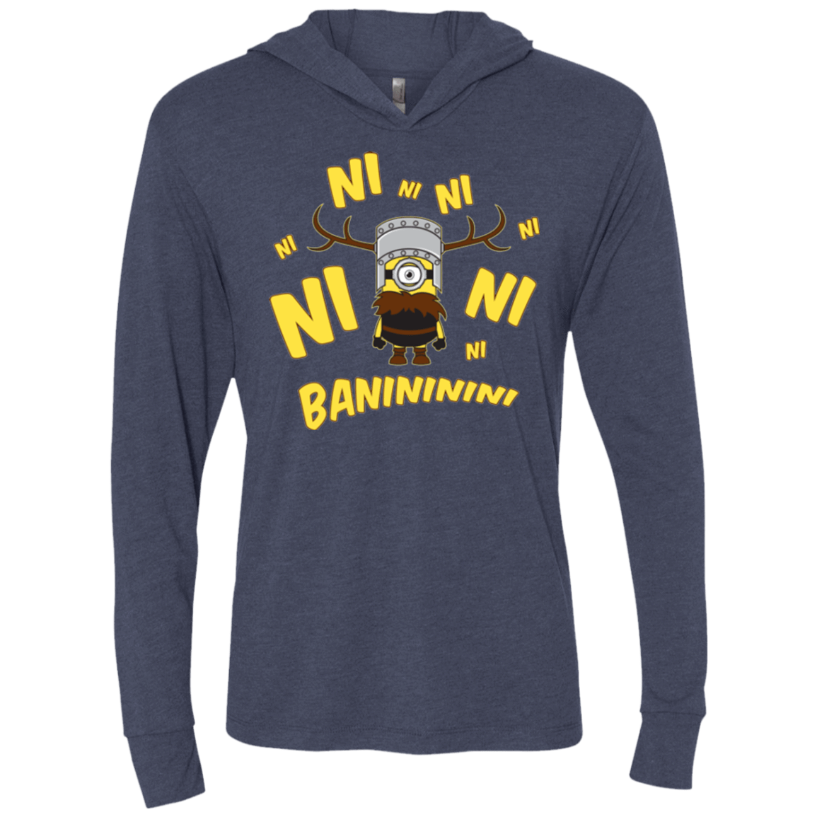 Baninini Triblend Long Sleeve Hoodie Tee