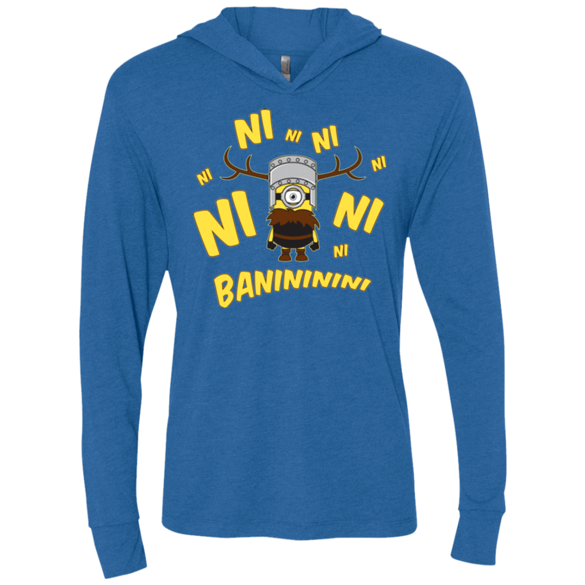 T-Shirts Vintage Royal / X-Small Baninini Triblend Long Sleeve Hoodie Tee