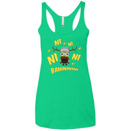 T-Shirts Envy / X-Small Baninini Women's Triblend Racerback Tank