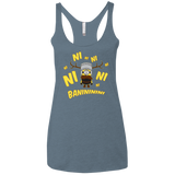 T-Shirts Indigo / X-Small Baninini Women's Triblend Racerback Tank