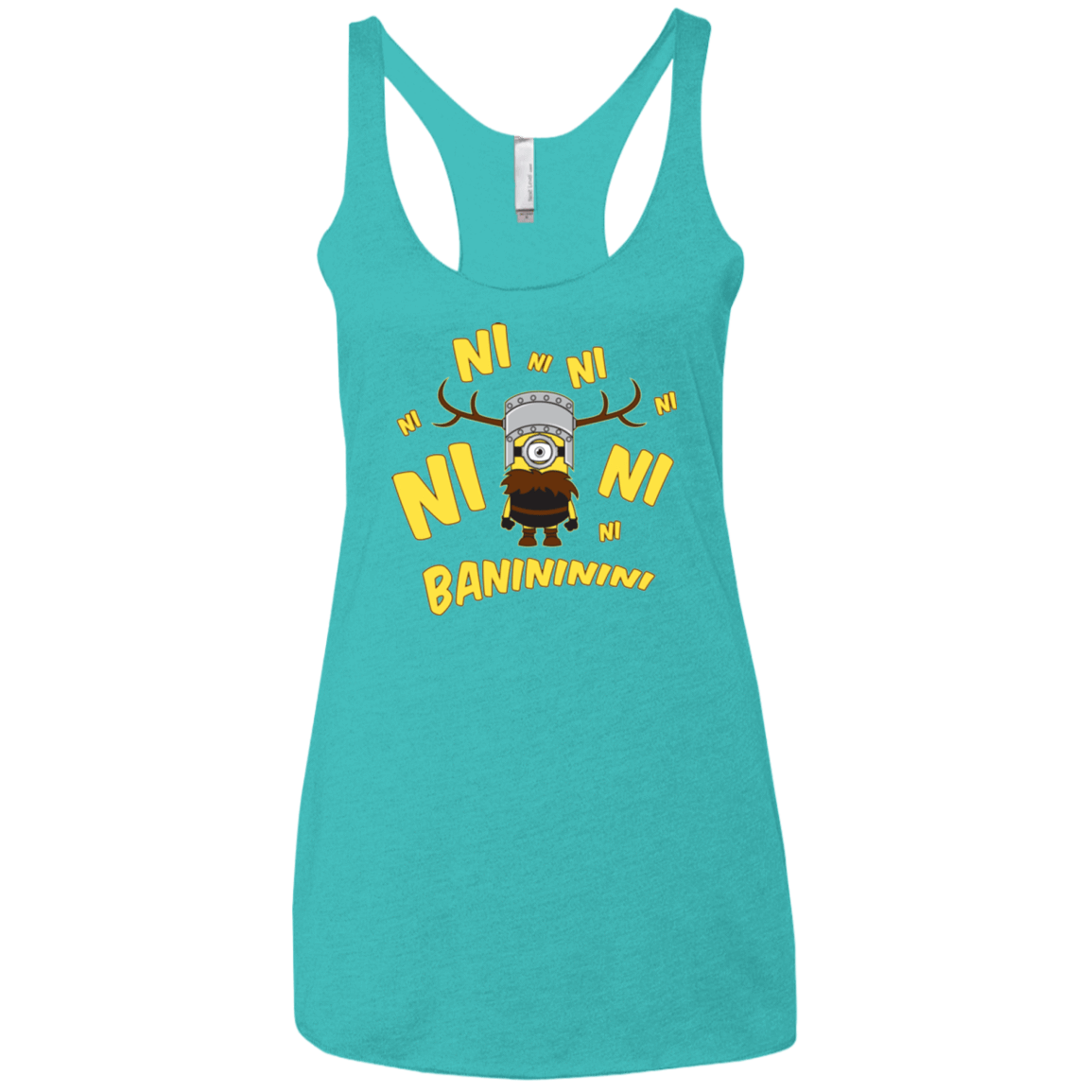 T-Shirts Tahiti Blue / X-Small Baninini Women's Triblend Racerback Tank