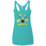 T-Shirts Tahiti Blue / X-Small Baninini Women's Triblend Racerback Tank