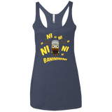 T-Shirts Vintage Navy / X-Small Baninini Women's Triblend Racerback Tank