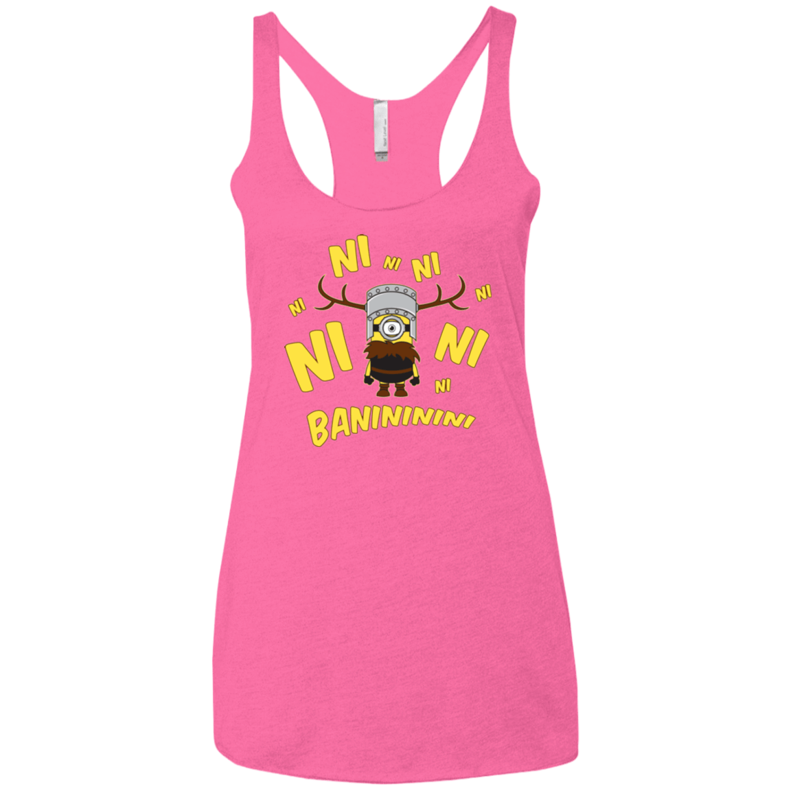 T-Shirts Vintage Pink / X-Small Baninini Women's Triblend Racerback Tank