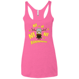 T-Shirts Vintage Pink / X-Small Baninini Women's Triblend Racerback Tank