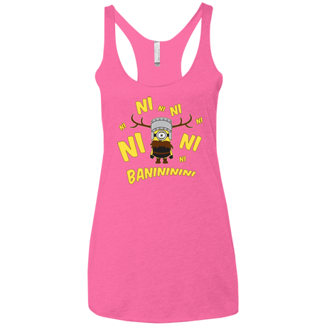 T-Shirts Vintage Pink / X-Small Baninini Women's Triblend Racerback Tank