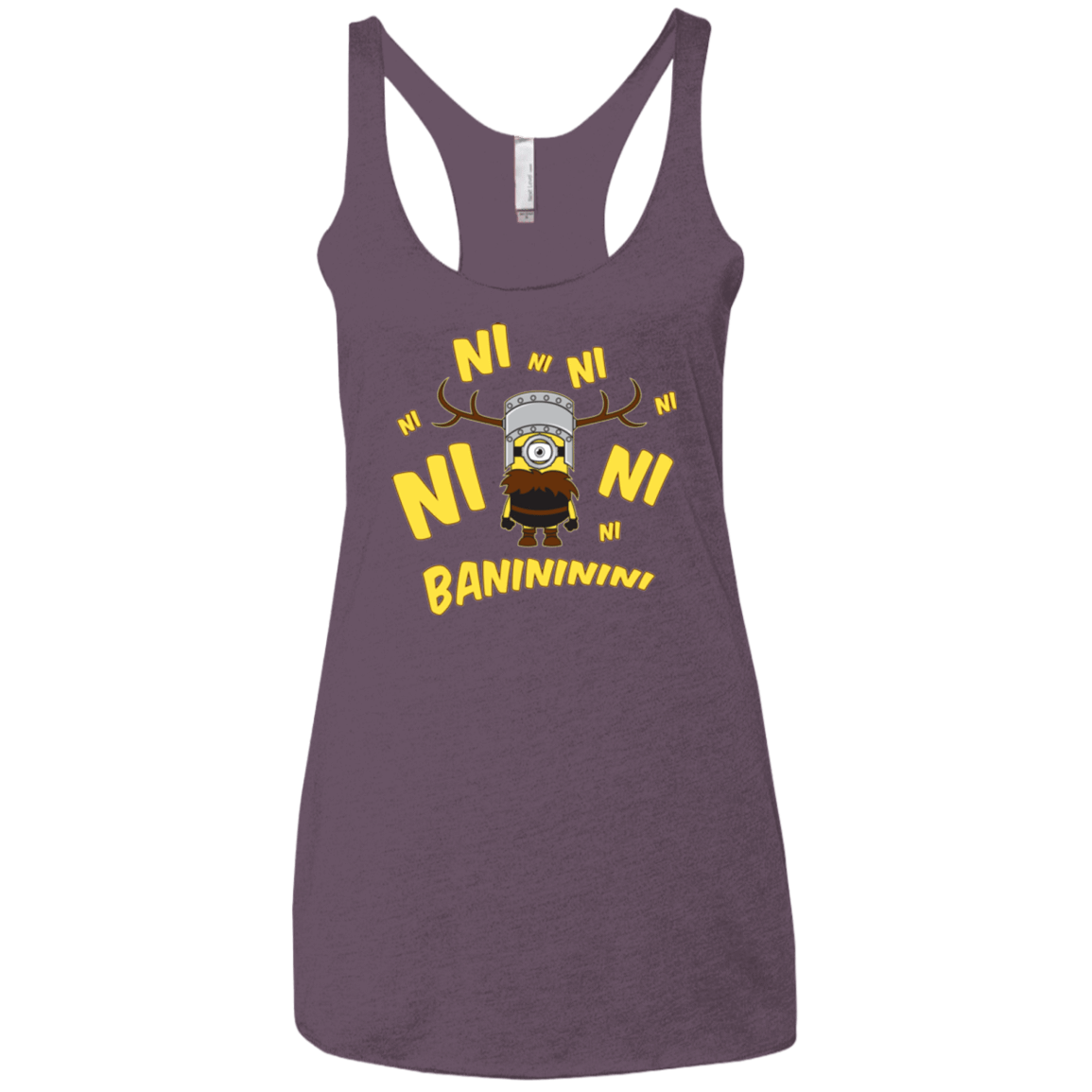 T-Shirts Vintage Purple / X-Small Baninini Women's Triblend Racerback Tank