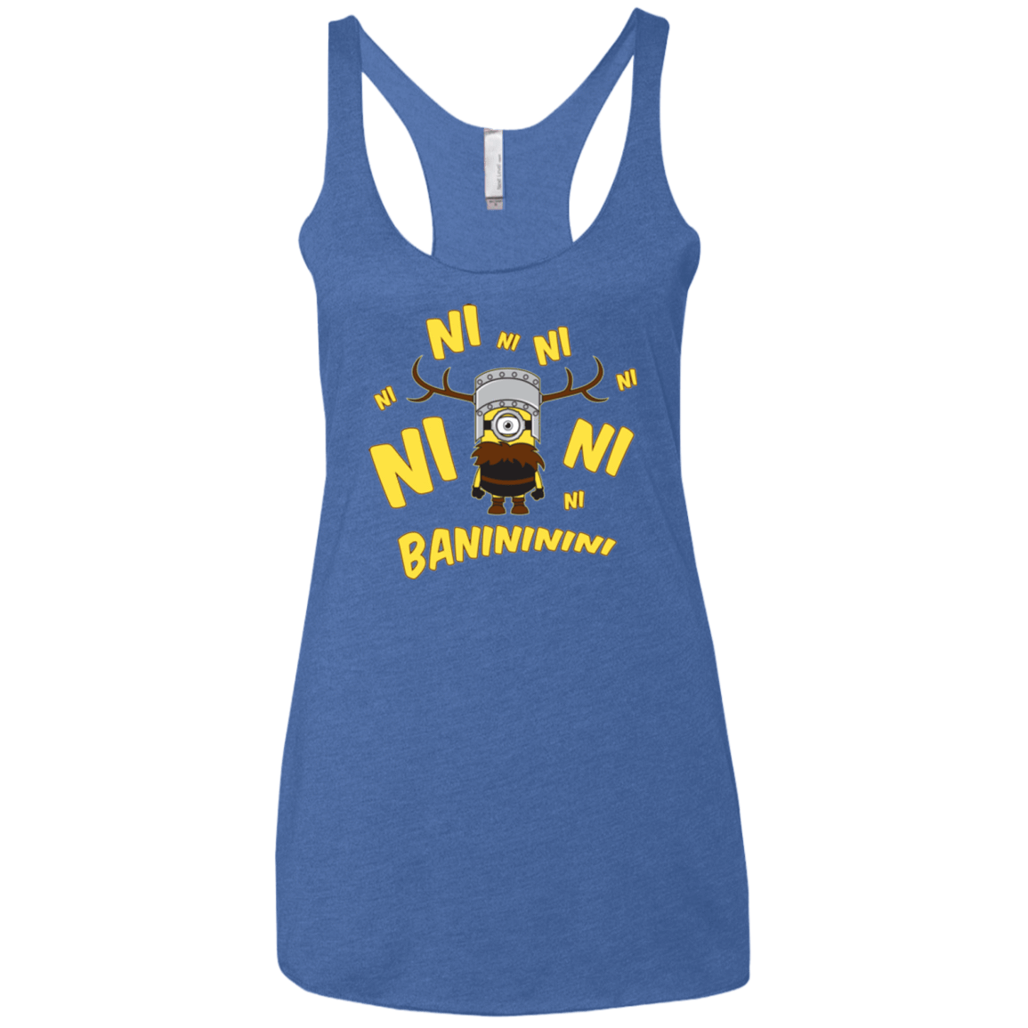 T-Shirts Vintage Royal / X-Small Baninini Women's Triblend Racerback Tank