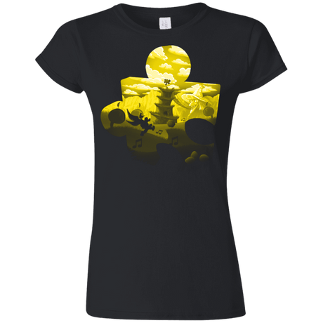 T-Shirts Black / S Banjo Kazooie Silhouette Junior Slimmer-Fit T-Shirt