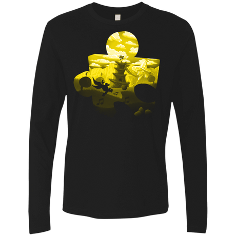 T-Shirts Black / S Banjo Kazooie Silhouette Men's Premium Long Sleeve