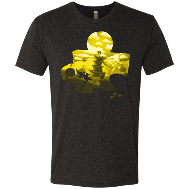 T-Shirts Vintage Black / S Banjo Kazooie Silhouette Men's Triblend T-Shirt