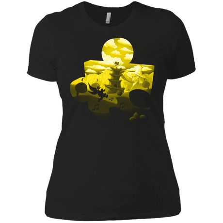 T-Shirts Black / X-Small Banjo Kazooie Silhouette Women's Premium T-Shirt