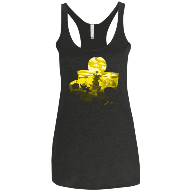 T-Shirts Vintage Black / X-Small Banjo Kazooie Silhouette Women's Triblend Racerback Tank