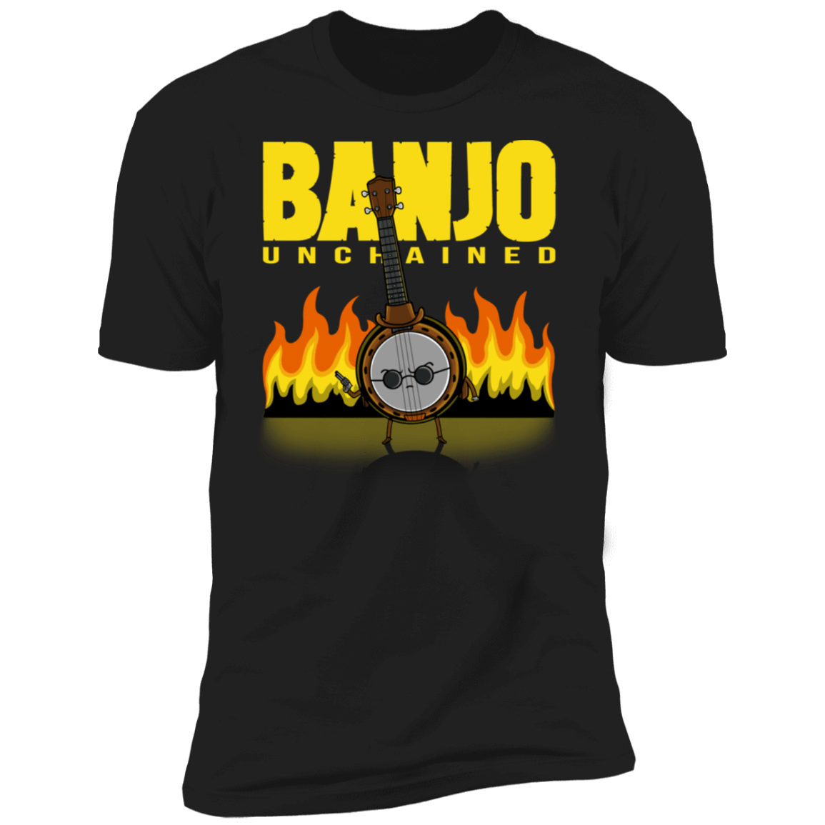 T-Shirts Black / X-Small Banjo Unchained Men's Premium T-Shirt