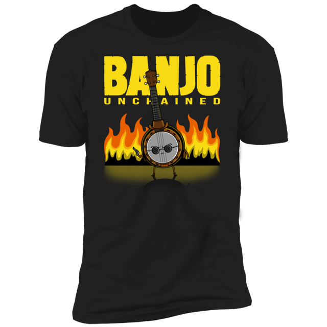 T-Shirts Black / X-Small Banjo Unchained Men's Premium T-Shirt