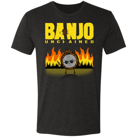 T-Shirts Vintage Black / S Banjo Unchained Men's Triblend T-Shirt