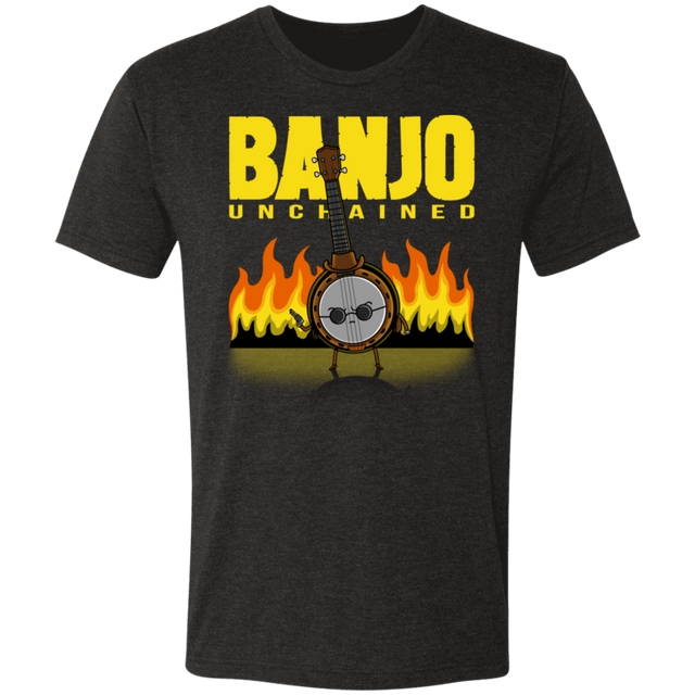 T-Shirts Vintage Black / S Banjo Unchained Men's Triblend T-Shirt