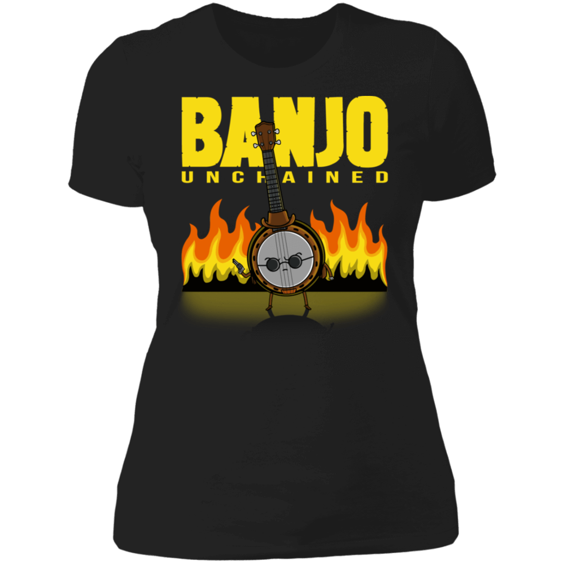 T-Shirts Black / X-Small Banjo Unchained Women's Premium T-Shirt