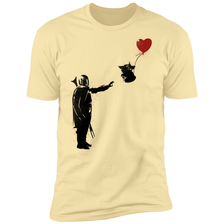 T-Shirts Banana Cream / S Banksy Baby Yoda Men's Premium T-Shirt