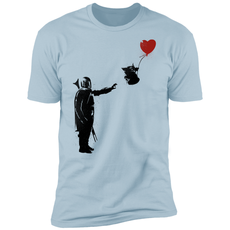 T-Shirts Light Blue / S Banksy Baby Yoda Men's Premium T-Shirt