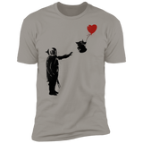 T-Shirts Light Grey / S Banksy Baby Yoda Men's Premium T-Shirt