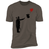 T-Shirts Warm Grey / S Banksy Baby Yoda Men's Premium T-Shirt