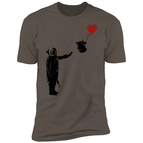 T-Shirts Warm Grey / S Banksy Baby Yoda Men's Premium T-Shirt