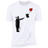 T-Shirts White / S Banksy Baby Yoda Men's Premium T-Shirt