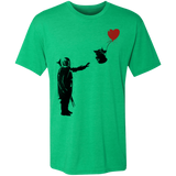 T-Shirts Envy / S Banksy Baby Yoda Men's Triblend T-Shirt