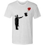 Banksy Baby Yoda Men's Triblend T-Shirt