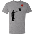 T-Shirts Premium Heather / S Banksy Baby Yoda Men's Triblend T-Shirt