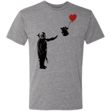 T-Shirts Premium Heather / S Banksy Baby Yoda Men's Triblend T-Shirt