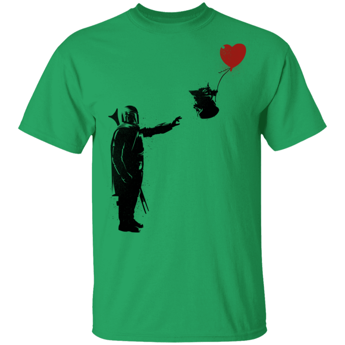T-Shirts Irish Green / S Banksy Baby Yoda T-Shirt