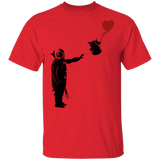 T-Shirts Red / S Banksy Baby Yoda T-Shirt