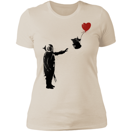 T-Shirts Ivory/ / S Banksy Baby Yoda Women's Premium T-Shirt