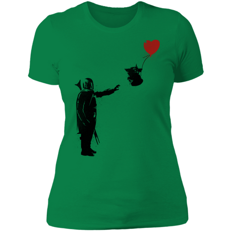 T-Shirts Kelly Green / S Banksy Baby Yoda Women's Premium T-Shirt
