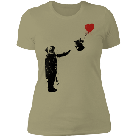 T-Shirts Light Olive / S Banksy Baby Yoda Women's Premium T-Shirt