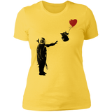 T-Shirts Vibrant Yellow / S Banksy Baby Yoda Women's Premium T-Shirt