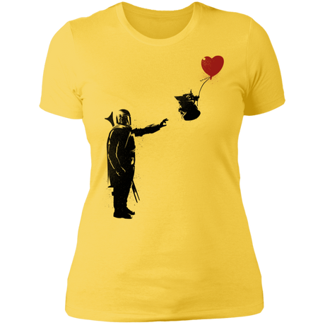 T-Shirts Vibrant Yellow / S Banksy Baby Yoda Women's Premium T-Shirt