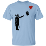 T-Shirts Light Blue / YXS Banksy Baby Yoda Youth T-Shirt