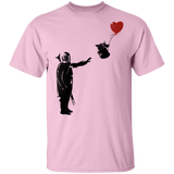 T-Shirts Light Pink / YXS Banksy Baby Yoda Youth T-Shirt