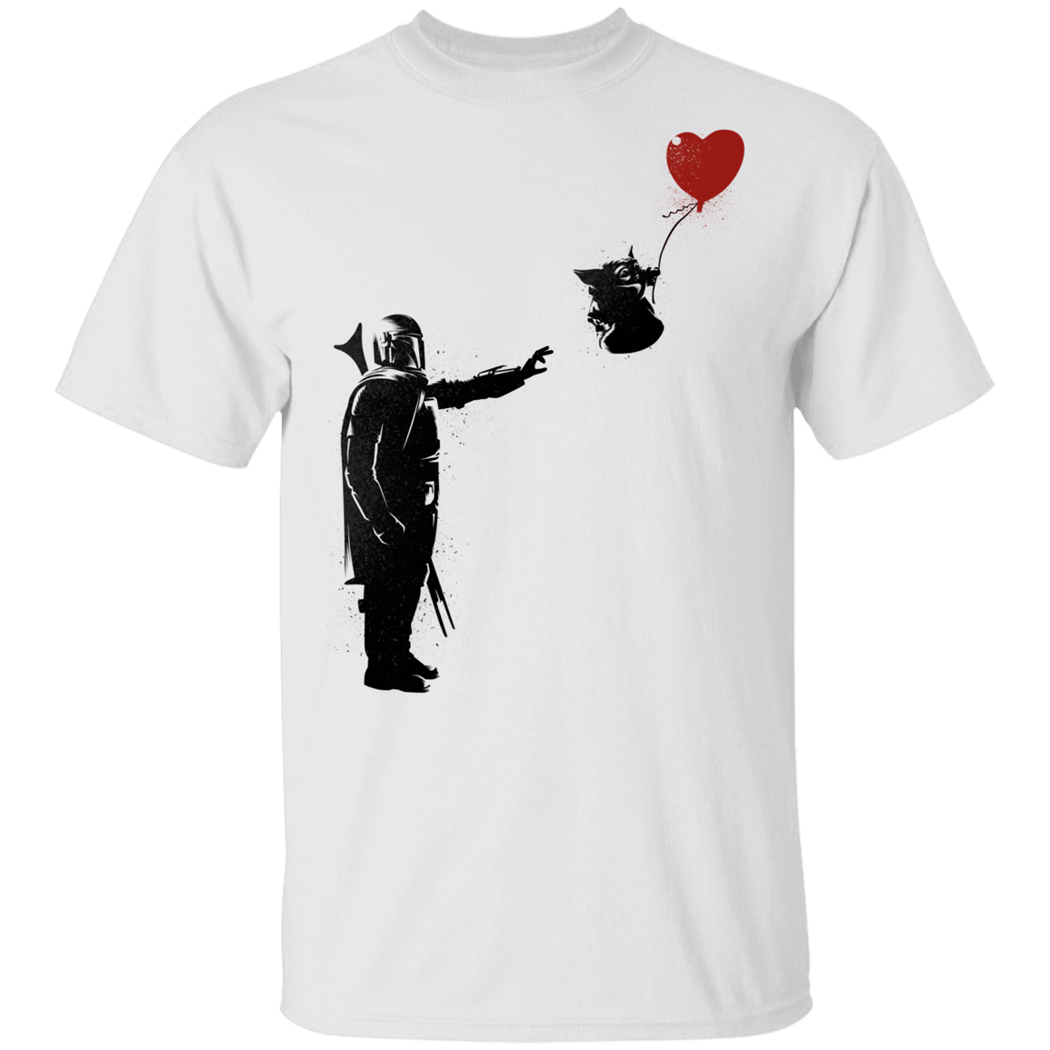 T-Shirts White / YXS Banksy Baby Yoda Youth T-Shirt