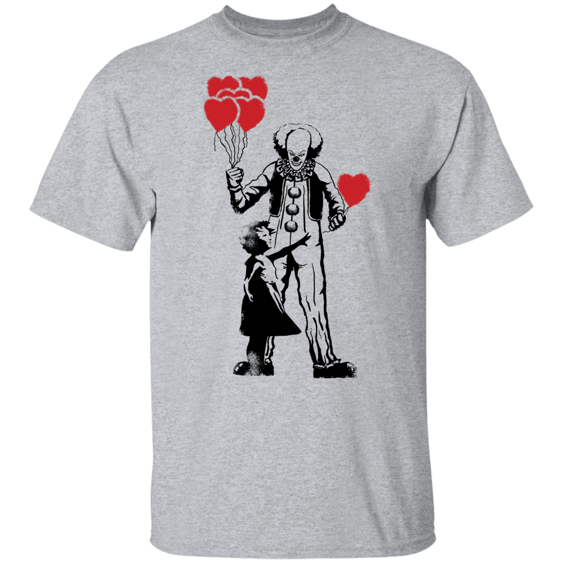 T-Shirts Sport Grey / YXS Banksy Balloon Youth T-Shirt