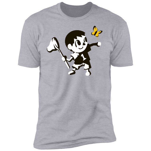 T-Shirts Heather Grey / S Banksy Crossing Men's Premium T-Shirt